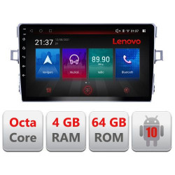 NAVIGATIE CARPAD ANDROID 10 DEDICATA TOYOTA VERSO DUPA 2010- ECRAN CAPACITIV OCTACORE 4GB RAM 64 GB ROM DVR CARKIT BLUETOOTH MIRROR LINK MODEL LENOVO KIT-133+EDT-E509-PRO