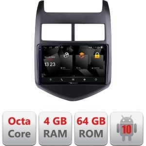 Navigatie Chevrolet Aveo 2010-2013 5510-AVEO10 Android Octa Core 720p 4+64 DSP 360 camera carplay android auto KIT-aveo10+NAM5510-A9Z