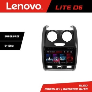 Navigatie Dacia Duster 2012-2019 Lenovo Kit-157 8 core 6+128 GB Android Waze USB Navigatie Internet Youtube Radio KIT-157+LITE-9-6+128