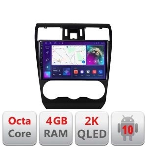 Navigatie dedicata Subaru Subaru Forester Impreza XV 2013 2013 C-062 Android Octa Core Ecran 2K QLED GPS 4G 4+32GB 360 KIT-062+EDT-E409-2K