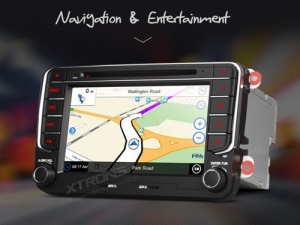 NAVIGATIE DEDICATA VOLKSWAGEN SKODA SEAT Xtrons PF73MTV DVD GPS TV CARKIT PRELUARE AGENDA TELEFONICA - Img 9
