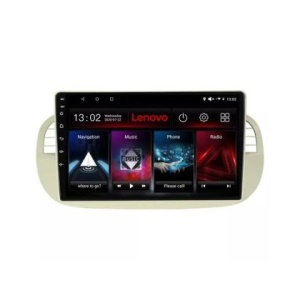 Navigatie Fiat 500 intre anii 2007-2015 Android radio gps internet 4+64 Lenovo KIT-fiat500+LITE-D4-9-4+64 - Img 2