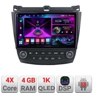 Navigatie Honda Accord 2004-2008 A-ACCORD cu Android Radio Bluetooth Internet 4+64 InCell Display 1K KIT-ACCORD+EDT-E210-RK - Img 1