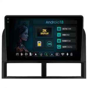 Navigatie HUB64 Jeep Grand Cherokee (1998-2004), 6GB RAM, Android 13, Octacore, Slot Sim 4G, DSP, GPS, Wi-FI, Carplay, Android Auto, USB, Bluetooth, Waze, Touchscreen, 9 Inch - Img 2