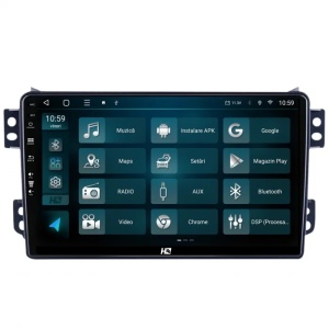 Navigatie HUB64 Opel Agila Suzuki Splash (2007-2014), 4GB RAM, Android 13, Octacore, Slot Sim 4G, DSP, GPS, Wi-FI, Carplay, Android Auto, USB, Bluetooth, Waze, Touchscreen, 9 inch - Img 3