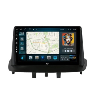 Navigatie HUB64 Renault Megane 3 / Fluence (2009-2016), 8GB RAM, Android, Octacore, Slot Sim 4G, DSP, GPS, Wi-FI, Carplay, Android Auto, USB, Bluetooth, Waze, Touchscreen, 9 Inch - Img 2