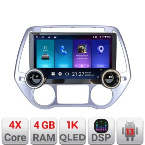 Navigatie Hyundai I20 2011-2014 manual si automat Edotec 4+64 10.5 inch Incell 1K android Wifi 5Ghz gps internet Kit-i20-2012 KIT-i20-2012+EDT-E211-RK