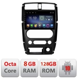 Navigatie Jimny 2007-2016 F-Jimny07 Octa Core cu Android Radio Bluetooth Internet GPS WIFI DSP 8+128GB 4G KIT-Jimny07+EDT-E609