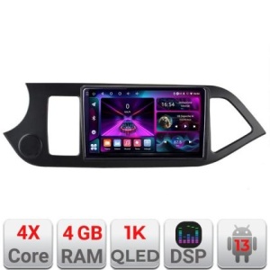 Navigatie Kia Picanto 2011-2015 A-217 4+64 InCell Display 1K Android Waze USB Navigatie Internet Youtube Radio KIT-217+EDT-E209-RK