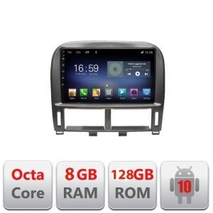 Navigatie Lexus LS 1999-2006 F- LS-99 Octa Core cu Android Radio Bluetooth Internet GPS WIFI DSP 8+128GB 4G kit-ls-99+EDT-E609