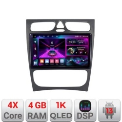 Navigatie Mercedes C W203 2001-2007 A-clk 4+64 InCell Display 1K Android Waze USB Navigatie Internet Youtube Radio kit-clk+EDT-E209-RK