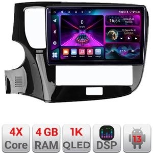 Navigatie Mitsubishi Oultander 2020- A-1230-20 4+64 InCell Display 1K Android Waze USB Navigatie Internet Youtube Radio kit-1230-20+EDT-E210-RK