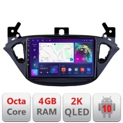 Navigatie Opel Corsa 2013-2016 C-corsa,Opel Adam 2012-2019 Android Octa Core Ecran 2K QLED GPS 4G 4+32GB 360 kit-corsa+EDT-E409-2K kit-corsa+EDT-E409-2K