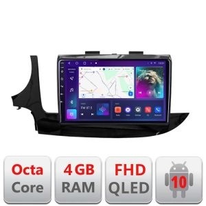 Navigatie Opel Mokka 2016- B-MOKKA2 Android Ecran QLED octa core 4+64 carplay android auto KIT-Mokka2+EDT-E309V3 - Img 2