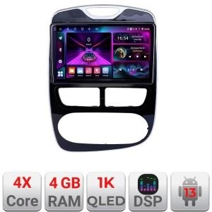 Navigatie Renault Clio 4 A-467 4+64 InCell Display 1K Android Waze USB Navigatie Internet Youtube Radio KIT-467+EDT-E210-RK