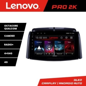 Navigatie Renault Koleos 2009-2016 Lenovo Kit-KOLEOS BOSE 8 core QLED 2K 4+64 360 Android Waze USB Navigatie Internet Youtube Radio KIT-KOLEOS+PRO-2K-9-4+64
