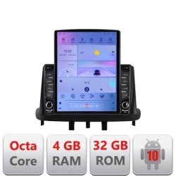 Navigatie Renault Megane 3/Fluence 2010-2016 Fluence G-145 ecran tip TESLA 9.7" cu Android Radio Bluetooth Internet GPS WIFI 4+32GB DSP KIT-145+EDT-E709