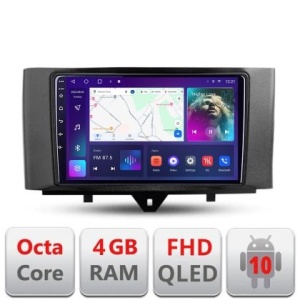 Navigatie Smart For Two 2010-2015 B-Smart10 Android Ecran QLED octa core 4+64 carplay android auto KIT-SMART10+EDT-E309V3 KIT-SMART10+EDT-E309V3