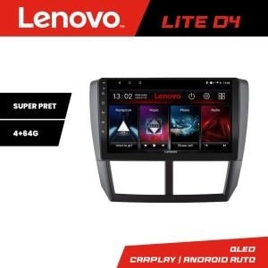 Navigatie Subaru Forester 2007-2013 Lenovo Kit-SU01 4+64 GB Android Waze USB Navigatie Internet Youtube Radio KIT-SU01+LITE-D4-9-4+64