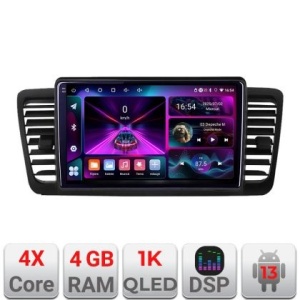 Navigatie Subaru Outback Legacy A-SU02 4+64 InCell Display 1K Android Waze USB Navigatie Internet Youtube Radio KIT-SU02+EDT-E209-RK