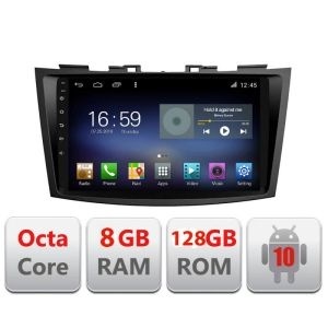 Navigatie Suzuki Swift 2011-2019 F-179 Octa Core cu Android Radio Bluetooth Internet GPS WIFI DSP 8+128GB 4G KIT-179+EDT-E609