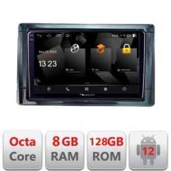 Navigatie Toyota 2DIN 5960Pro-TY2DIN Android Octa Core Qualcomm 2K Qled 8+128 DTS DSP 360 4G Optical KIT-TY2DIN+NAM5960Pro-A9Z