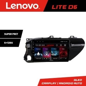 Navigatie Toyota Hilux 2016- Lenovo Kit-TY59 8 core 6+128 GB Android Waze USB Navigatie Internet Youtube Radio KIT-TY59+LITE-10-6+128
