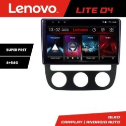 Navigatie VW Golf 5 2004-2010 clima automatica Android radio gps internet 4+64 Lenovo KIT-golf5-automatic+LITE-D4-10-4+64