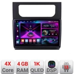 Navigatie VW Touran 2010-2016 A-touran3 4+64 InCell Display 1K Android Waze USB Navigatie Internet Youtube Radio kit-touran3+EDT-E210-RK