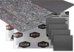 Pachet insonorizant 2 usi cu 4 straturi Audio System Set de izolație pentru 2x uși component din : 1x spuma neopren 6 2x patura de lana 4x FOAIE ALU 250 4x ALUBUTYL 3000 EVO