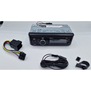 Player auto 1 DIN PHONOCAR VM063, 4 x 50W Radio AM FM cu streaming Bluetooth A2DP si sistem hands-free pentru masina cu USB, SD, AUX, leduri albe.