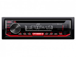 Receptor CD 1-DIN, JVC KDR794BT Aux-in, Bluetooth, USB. Compatibil Android. Radio CD. Iluminare taste: rosu.