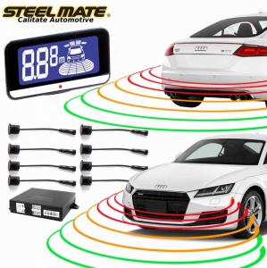 Senzori De Parcare Fata Si Spate STEELMATE PTS810EX Cu Display LCD V10