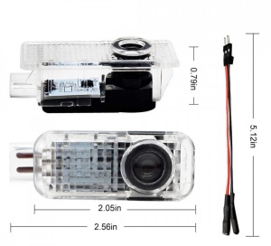Set 2 Lampi Logo Portiere Skoda Octavia, Roomster, Fabia, Superb - KH-S4