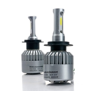 SET 2 LED-URI AUTO S2 H7, 36W, 4000 LUMENI, 6500K, AUTO, 12-24 VOLTI, COB, CANBUS