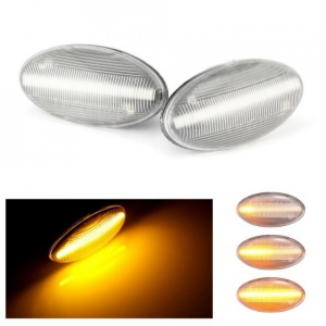 Set 2 Semnalizari Aripa Dinamice Peugeot 107, 207, 307, 407, 607, 1007 - D0332