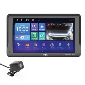 Sistem de navigatie GPS Portabil cu DVR incorporat PNI S932 PRO Harti Maps Igo Truck si Waze cu Radarele din Europa pentru Camioane si Autoturisme, ecran 7 inch, memorie 32 GB, 2GB DDR3 RAM, Android 13, Apple Carplay si Android Auto Camera Marsarier
