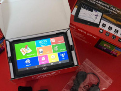 Sistem de navigatie portabil GPS + DVR PNI S916 ANDROID Diagonala 7" Harti Here Maps Igo Truck si Waze cu Radarele din Romania pentru Camioane si Autoturisme