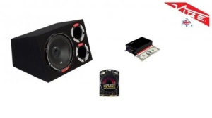 Subwoofer auto pasiv trapezoidal Vibe Slick CBR12-V7: Diametru woofer: 12" (30 cm) Incinta bass reflex Putere RMS : 400 W amplificator auto ultra compact monobloc, clasa D
