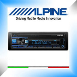 ALPINE UTE-200BT RADIO-MP3 Player Auto Cu USB Carkit Bluetooth Leduri Selectabile Montaj In Toata Tara