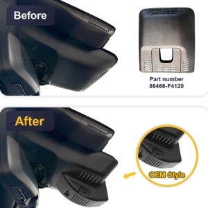 Camera DVR FiTCAMX 4K fata-spate special conceput pentru Toyota C-HR 2024+