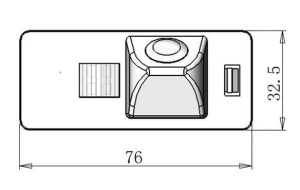 Camera marsarier VW Passat B6, B7 Variant, Golf 6 Variant, Sharan, Touran, Touareg, Jetta, Polo V - HKM0768