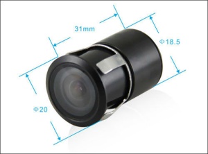CAMERA VIDEO AUTO UNIVERSALA VIZUALIZARE 170° WATER PROOF MODEL EDT-CAM58