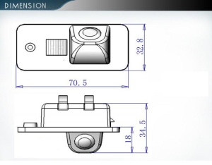 CAMERA VIDEO DE MARSARIER DEDICATA AUDI A4 A3 A6 Q7 S5 LOOK OEM MODEL WITSON W2-C394A - Img 2