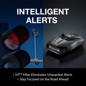 Detector radar portabil Cobra RAD 480i pentru radarele si pistoalele laser de ultima generatie, Tehnologie LaserEye pentru protectie 360°, Filtrarea alertelor false Next Gen IVT™ , Conectivitate Bluetooth pentru Drive Smarter, Baza de date Defender