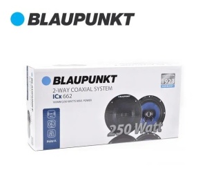 Difuzoare Coaxiale Blaupunkt ICx 662 2 Cai 165 mm, 35 W RMS, 4 Ω, 91 dB, adâncime de montaj 53 mm, magnet neodim
