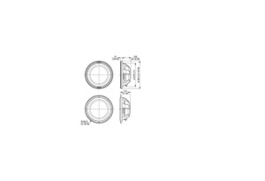 KENWOOD KFC-WPS1200F SUBWOOFER SLIM DE 30CM, 1400W