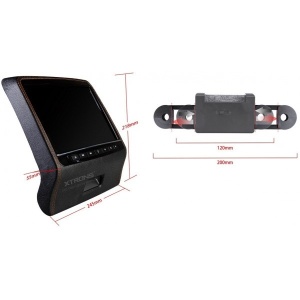 DVD PLAYER AUTO DE TETIERA XTRONS HD9PCH NEGRU Luxury Black USB HDMI LCD 9"' REZOLUTIE HD JOCURI JOYSTICK WIRELESS MONTAJ CALIFICAT IN TOATA TARA ! - Img 6