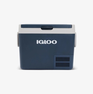 Frigider auto cu compresor, display, alimentare la 12/24V DC si 100-240V AC, capacitate aprox. 41 litri