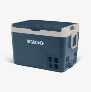 Frigider auto cu compresor, display, alimentare la 12/24V DC si 100-240V AC, capacitate aprox. 62 litri - Img 5